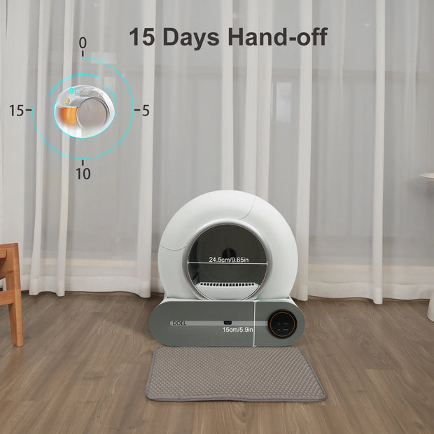 65L Self-Cleaning Automatic Cat Litter Box