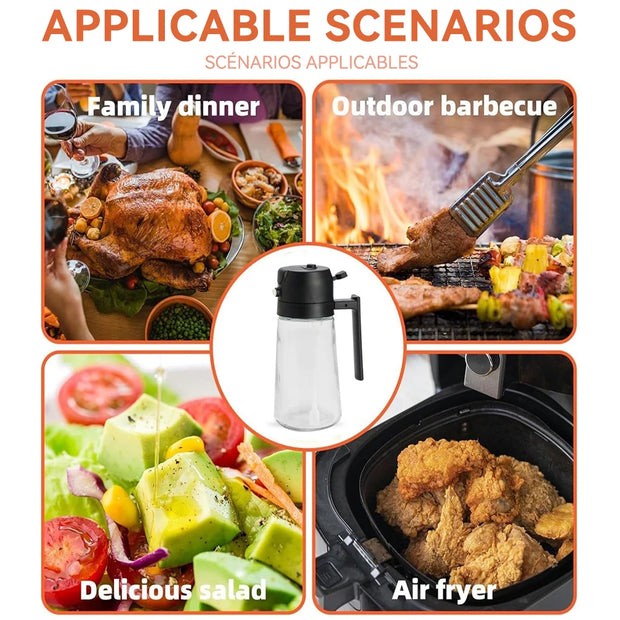 2-in-1 Oil Sprayer & Pourer