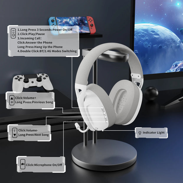 L80 Ultra-Light Tri-Mode Gaming Headset