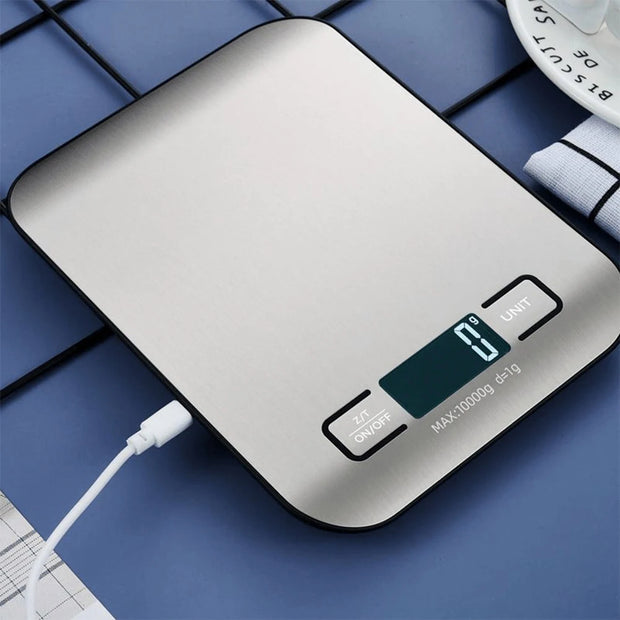 Precise Platform USB Charging Kitchen Food Scale