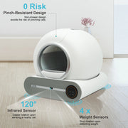 65L Self-Cleaning Automatic Cat Litter Box