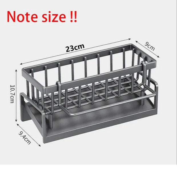 Self-Draining Sink Organizer Rack