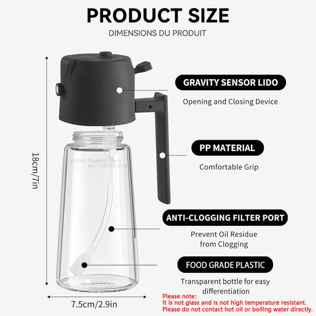 2-in-1 Oil Sprayer & Pourer