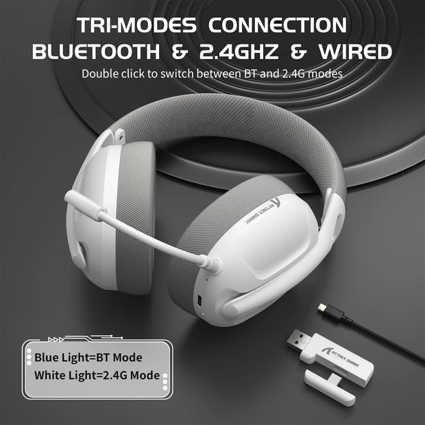 L80 Ultra-Light Tri-Mode Gaming Headset