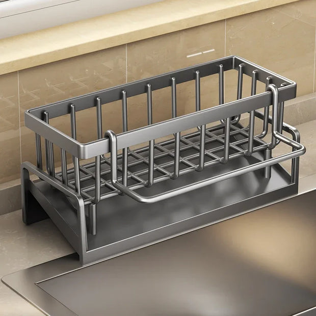 Self-Draining Sink Organizer Rack