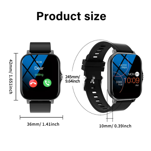 Bluetooth Call Smartwatch Tracker