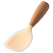 1Pc Silicone Wooden Handle Rice Spoon