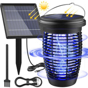 Solar Bug Zapper 2-in-1 Mosquito Killer Lamp