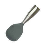 1Pc Silicone Wooden Handle Rice Spoon