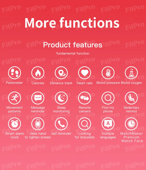 Fitness Tracker Smart Watch