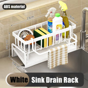 Self-Draining Sink Organizer Rack