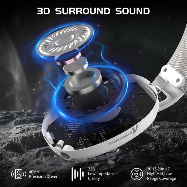 L80 Ultra-Light Tri-Mode Gaming Headset