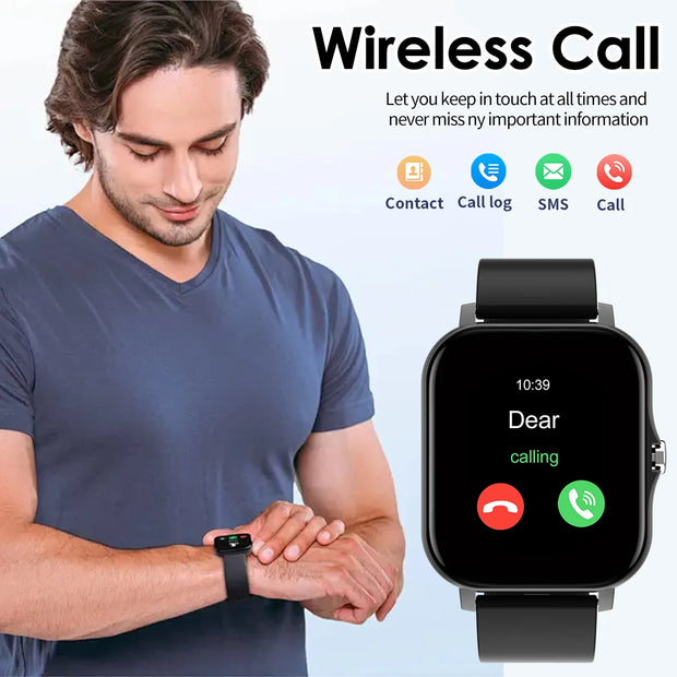 Bluetooth Call Smartwatch Tracker