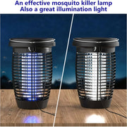 Solar Bug Zapper 2-in-1 Mosquito Killer Lamp